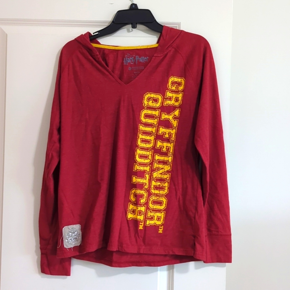 Gryffindor quidditch long sleeve hoodie
